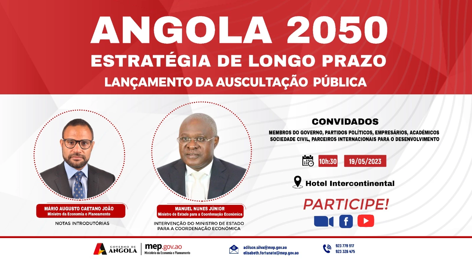 Mep Estrat Gia De Longo Prazo Angola Vai Consulta P Blica Nos