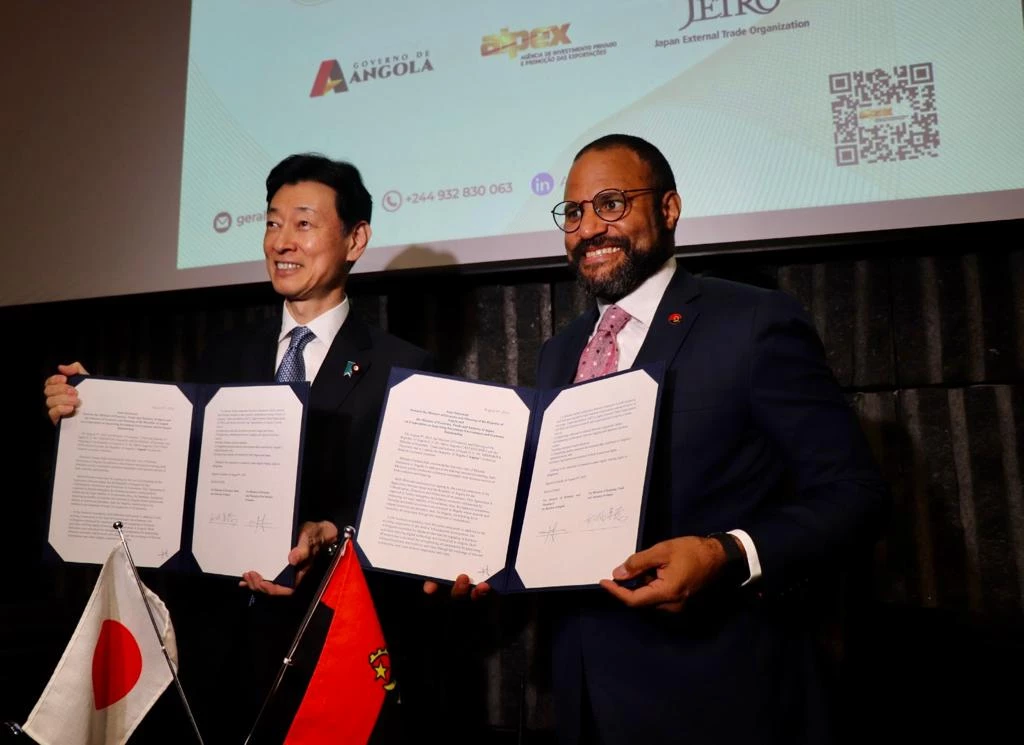 Angola e Japão assinam declaração conjunta de cooperação nos mais variados domínios da actividade económica