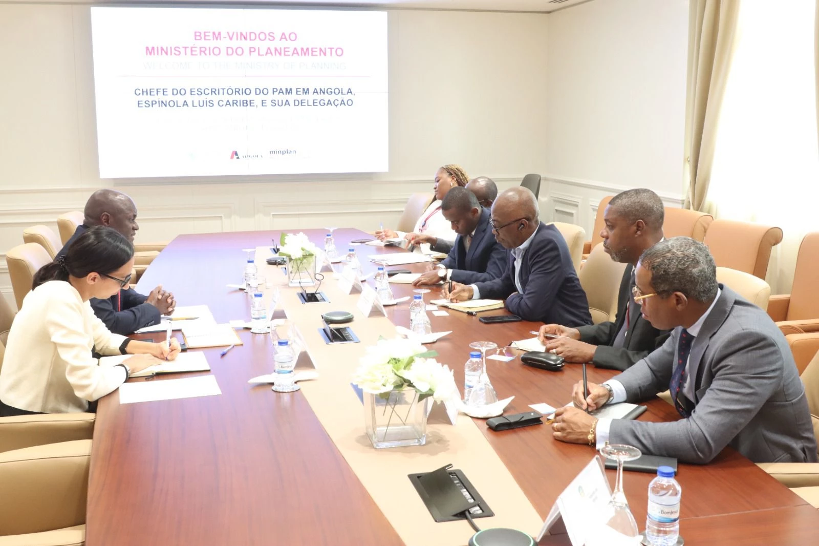 Angola e PAM Reforçam Parceria Estratégica com Foco na Segurança Alimentar Produção Agrícola e Desenvolvimento do Capital Humano