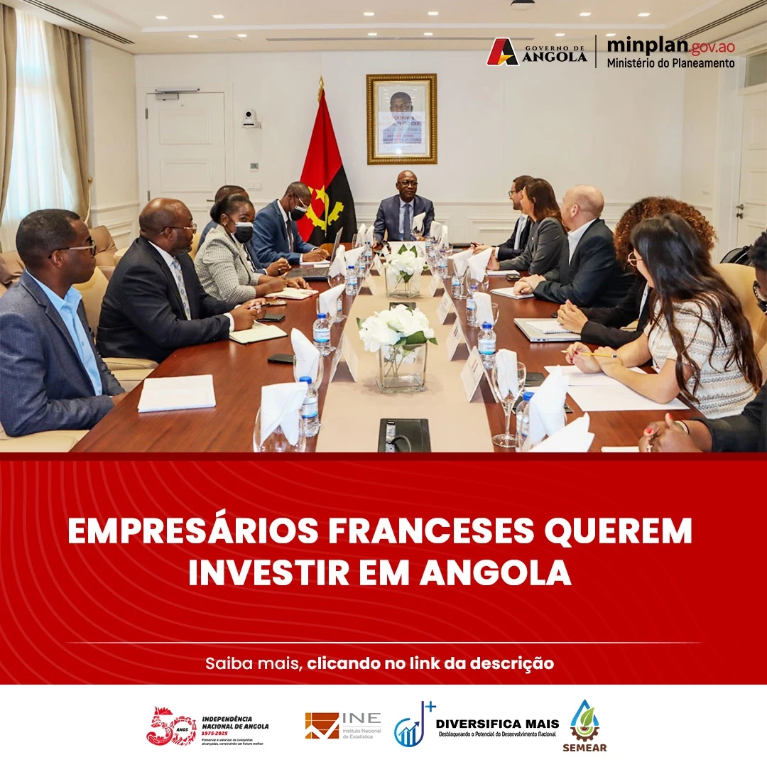 Empresários franceses querem investir em Angola